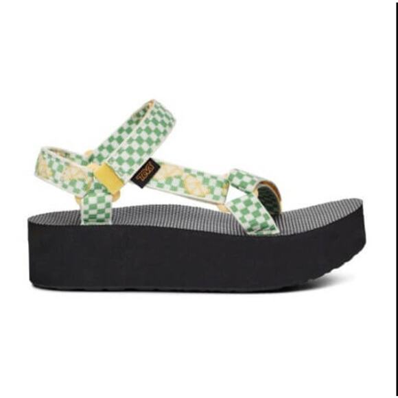 Teva Flatform Universal Sandals Picnic Slice Yarrow Size 9 - Picture 1 of 9